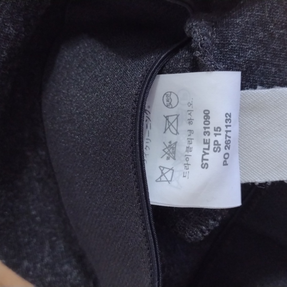 J Crew Gray Ponte Knit Pixie Pant w Exposed Back Zip 31090 - Picture 14 of 15